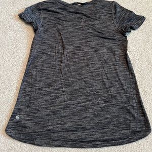 Dark gray Lululemon V neck tee